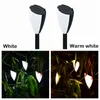 Edison2011 Lampade solari a LED Luce da giardino Decorazione natalizia per esterni Percorso Illuminazione a LED impermeabile per prato con musica natalizia