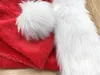 Cappello da Babbo Natale lungo 5 piedi, cappello da Babbo Natale a coda lunga in peluche di lunga lunghezza (taglia unica)