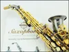 New Suzuki Bb Small Curved Soprano Saxophone Black Nickel Gold Musical Instrument B Flat Sax With Case Free Shipping