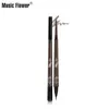 Music Flower Eyebrow Pencil Tint Makeup 2 In 1 Super Fine Pen Profession Waterproof 24h Long-lasting Precision Eyebrow