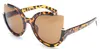 4 couleurs surdimensionnées carrées dégradé rose lunettes de soleil femmes hommes demi-monture en métal célèbre designer lunettes de soleil femme UV400 nuances 10 pièces