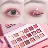 INS Samma stil 18 färger Glitter Eyeshadow Palette Makeup Pearl Metallic Eyeshadow Palette Makeup Set Cosmetics8878251