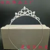 Tjej headpieces prinsessa krona tiara barn hår tillbehör rhinestone kärlek krona vacker tjej huvud pipeces krona för födelsedag