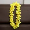 100 cm Çiçek Hawaii Plaj Partisi Hula Garland Leis Kolye Lei Doğum Günü Partisi Malzemeleri Düğün Iyilik 8 renk DLH178