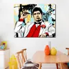 Tony Montana Film Classico Minimalista Posa Wall Art Canvas Poster Stampato Su Tela Pittura A Olio Immagine Decorativa Camera Da Letto Home Deco4584413