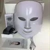 DHL expédition rapide gratuit Photon LED Masque Facial Thérapie 7 couleurs Lumière Soins de la Peau Rajeunissement Rides Acné Enlèvement Visage Beauté Spa LED Masque