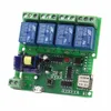 Freeshipping IoT AC 55V-250V 4-Kanal-WLAN-Schalter / 3-Modell 4-Relais 433 MHz / WIFI-Funkfernschalter Universalmodul Smart Home-Schalter