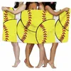 Baseball Strandtuch Rechteck Softball Fußball Sport Handtuch Mikrofaser Handtücher Decken Superfeine Faser Strand Zubehör EEA39