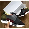 2020 New Style Casual Shoe Man Woman Sneaker Fashion Patchwork Mesh Orange Blue Tan Race Runners Pointed Brand Shoes Size 35-47