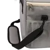 Designer-Lunch Bag isolerad Tote stor kapacitet med justerbar axelrem kylväska för män kvinnliga damer flickor barn barn