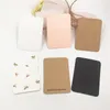 بطاقة التغليف مجوهرات منفذ المصنع Kraft Paper Necklace Set Card Jewelry Packaging