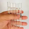 4inch Cheapest Glass cigarette bat One Hitter Pipe Clear OG Glass tube for smoking tobacco hand pipes Hookah accessories