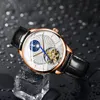 Dom maschile orologi migliori marchi di lusso orologio meccanico automatico uomo in pelle orologi sportivi impermeabili M1260GL7M8133135