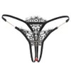 Women Sexy Lingerie Erotic Open Crotch Panties Porn Lace Embroidery Transparent Underwear Crotchless Sex Wear G-string Thong221E