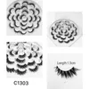 13 Pairs Mink Hair False Eyelashes Thick Natural Long Winged Eye Lashes Extensions Kit C1301 ~ C1309