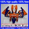 Vücut KAWASAKI ZX 636 600cc ZX636 1994 1995 1996 1997 turuncu mavi 213MY.29 ZX636 ZX6R ZX600 ZX 6R 6R ZX6R 94 95 96 97 Kalafatlama