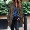 Осенний леопардовый принт кардиганы Coats Женские рукавочные куртки 2019 Zanzea Sexy Thin Casual Outwear Plus Size Woman Tops T200114