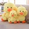 30 cm / 40 cm Confortante Animali di peluche Bambola di peluche Ins Piccolo giallo DuckBaby Companion Sleeping Plush Dolls Giocattoli Novità giocattoli per bambini