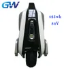 LED 조명 Gotway 루피 Mten3 84V 미니 전기 외발 자전거의 10 인치 무게 10kg 최대 속도 40kmh, 생명 40-50km는 항공기 체크인을 허용