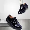 New Kids Genuine Leather Wedding Dress Shoes For Girls Boys Children Black School Performance Formal Flat Loafer Moccasins Shoes