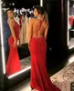 Linda Halter Sereia Prom Vestidos 2019 Cristais Custom Made Vestidos de Noite Plus Size Sexy Ocasião Especial Vestido