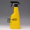 Flacone spray per nebulizzatore in plastica di colore nero da 16 once da 500 ml con spray a grilletto per detersivo per la pulizia P122