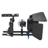 Freeshipping Professional Camera Video Cage Rig Kit W / 15mm Rod kontynuuj ostrość FF Matte Box dla Sony A6000 A6300 A6500