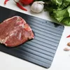 Rápido Descongelar Bandeja Food Meat Fruit rápido Descongelar Placa Ferramentas Board rapidamente Thaw Frozen Food cozinha com pernas de silicone Bordas pad