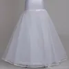 Fast Shipping 1 Hoop A Line One Tulle White Satin Edge Wedding Petticoat Wedding Accessories Crinoline Petticoat Wedding Skirt CPA1338