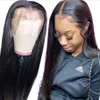 Silk Top Human Hair Wigs Spets Front Human Peruansk Striahgt Silk Base Wig For Women Dorisy198g