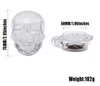 New Skull Acrilico Herb Grinder con luce LED RGB 54MM 2 pezzi Spice Miller plastica tabacco Abrader Crusher Hand Pipe