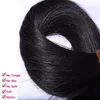 Straight Brazilian Human Hair Extensions 3 Bundles Virgin Hair Weft Weaves