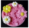 3D-Blumen-Silikonformen, Fondant, Basteln, Kuchen, Süßigkeiten, Schokolade, Zuckerguss, Eis, Gebäck, Backwerkzeug, Form, Backformen