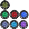 1 Stück Auto Motorrad 52mm 7 Farben LED Tacho Tachometer X1000 RPM