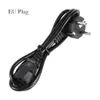 1.2M 3 broches EU US AU UK Plug ordinateur PC cordon d'alimentation secteur câble adaptateur pour imprimante Netbook ordinateurs portables jeux joueurs caméras prise EU Powe