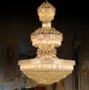 현대 크리스탈 샹들리에 긴 골드 샹들리에 조명기구 따뜻한 화이트 중립 화이트 쿨 화이트 3 색 Dimmable LED 램프 LLFA
