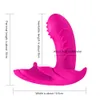 Draagbare vlinderdildo, vibrator, slipje, seksspeeltjes voor vrouwen, G-spot, clitorisstimulator, draadloze afstandsbediening, volwassenen, seksshop, MX5048849