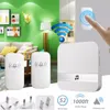 300M Waterproof LED Wireless Doorbell 52 Songs Chime Door Bell SOS EUUSUK Plug - white UK Plug