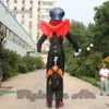 Halloween Parade Performance Walking Inflatable Vampire Puppet 3.5m Height Finger Controlled Dracula Costume For Party Event
