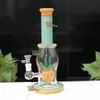 Glass Bong Water Pipe Dab Rig Heady Glass Oil Rig Hot Sell Ananasbubbler med 14 mm skål