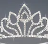 Bruids Tiara's met Steentjes Bruiloft Sieraden Meisjes Headpieces Verjaardag Party Performance Pageant Crystal Crowns Wedding Accessoires BW-ZH045