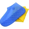 Sapato antiderrapante capa de silicone reutilizável palmilha de silicone cobertura de sapato antiderrapante Chuva Bota Overshoes S / M / L Calçado Acessórios