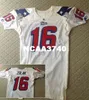 Aangepaste heren Scott Zolak 16 team uitgegeven 1990 White College Jersey maat sXXXL of aangepaste naam of nummer jersey2213574