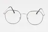 Luxusbrille Blu-ray-Brille runder Rahmen Metallbrille Polygon für Mann Frau mittleren Alters Jugendliche Mode im Freien mit Hüllen