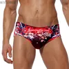 mens red swim briefs