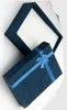 5 * 8 * 2.5 cm Blu navy Moda per Charms Perline Confezione regalo Confezione per pendenti Collane Orecchini Anelli Bracciali Gioielli Spedizione gratuita