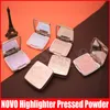 Novo Bronzer Highlighter Powder 6 Kleuren Gezicht Illuminator Make-up Professionele Glitter Palet Make-up Gloeiende Fleuren Shimmer Cosmetic