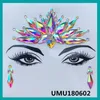 Tattoo Face Jewels Mulheres Sexy Crystal Eyes Gems Sticker Music Day Party Makeup Body Art Flash Glitter Stick 4 PiecesLot7146981