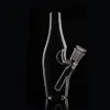 7-Zoll-gerader Bong-Glas-DAB-Rig-Wasserleitungen mit Wasserhaaren Rauchen Zubehör 14mm weibliches Dauner Dicke Becherbecherbongs Bowl Pipe