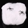 Halloween Spider Web stretchy Cobweb 20G Halloween Party KTV Bar Haunted House Props Decoratie